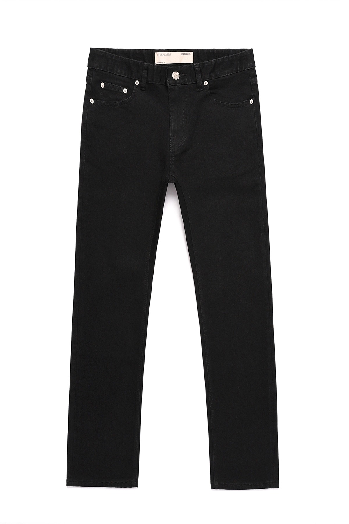 #0069 black crop jeans