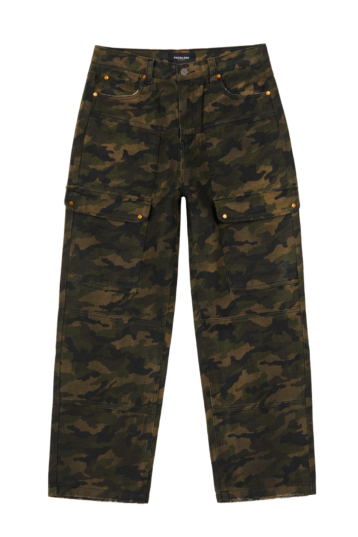 #0347 Military panel pants camouflage