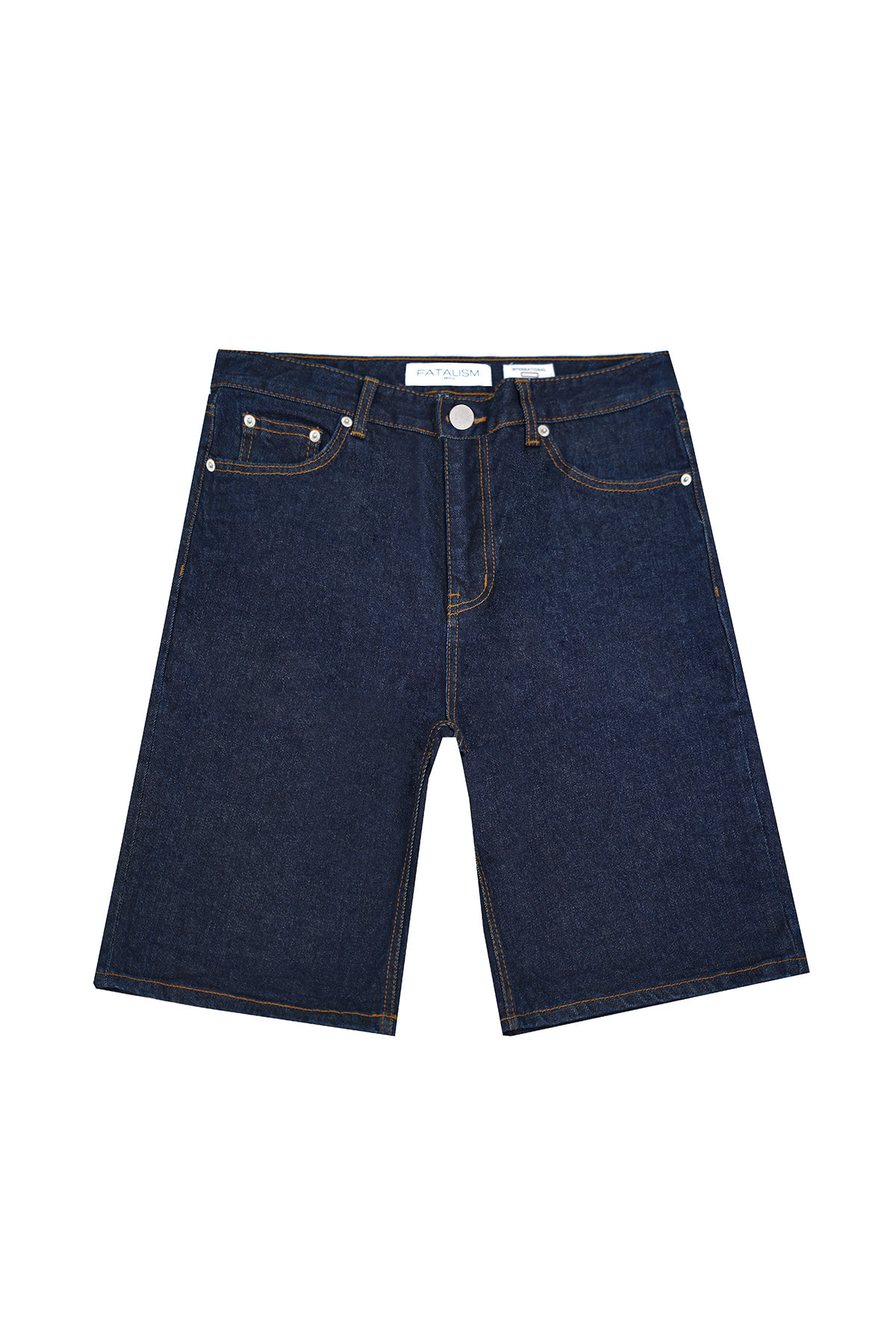 #0144 indigo standard short pants