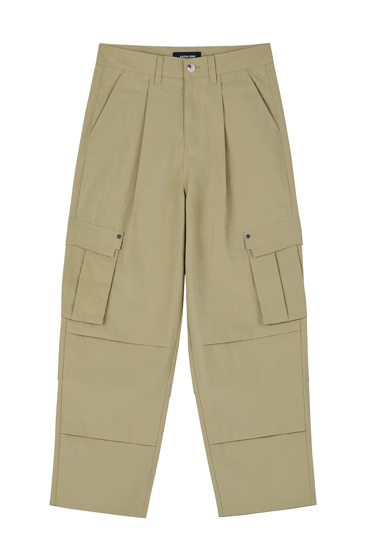 #0351 Military cargo pants beige